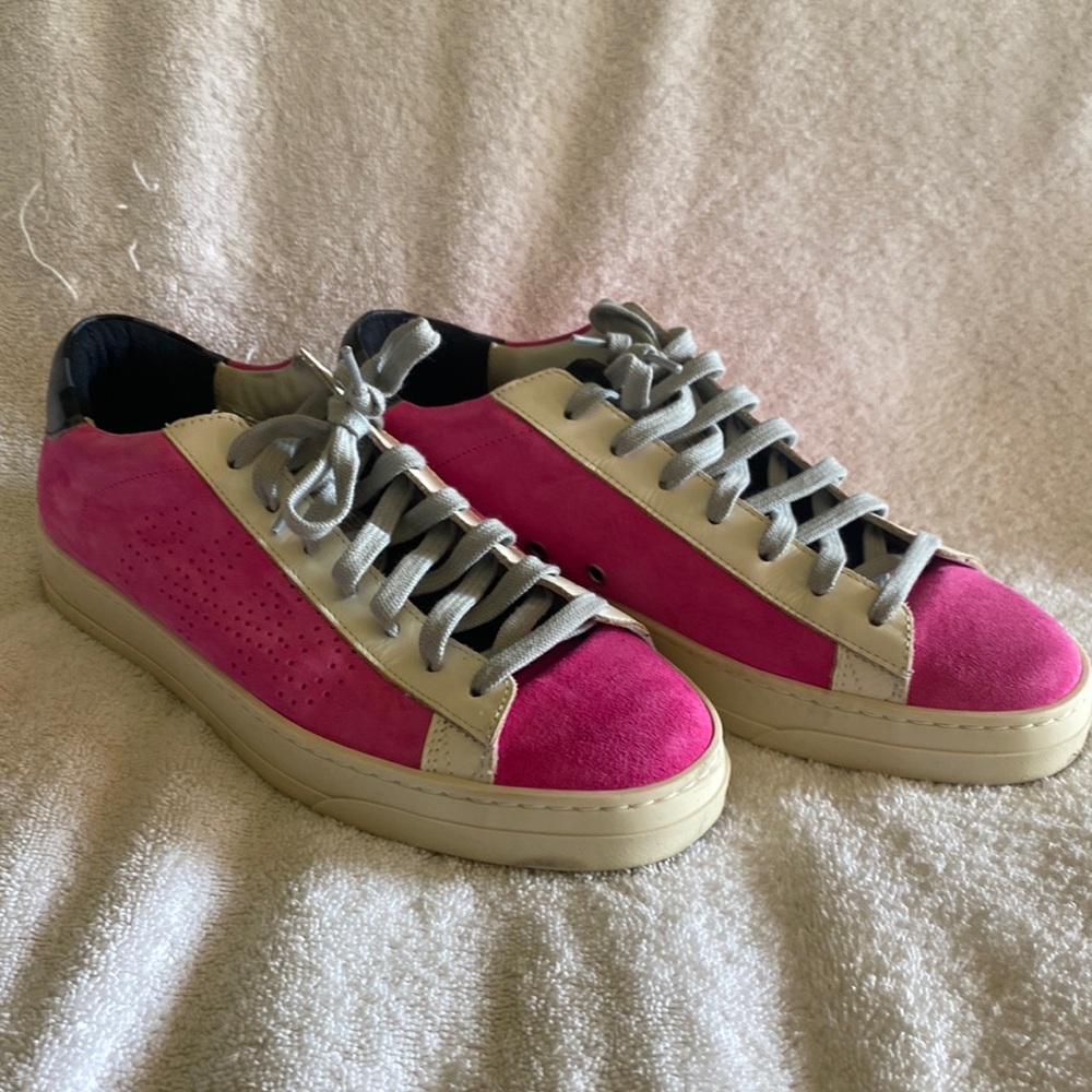 P448 Sneakers pink checker 39